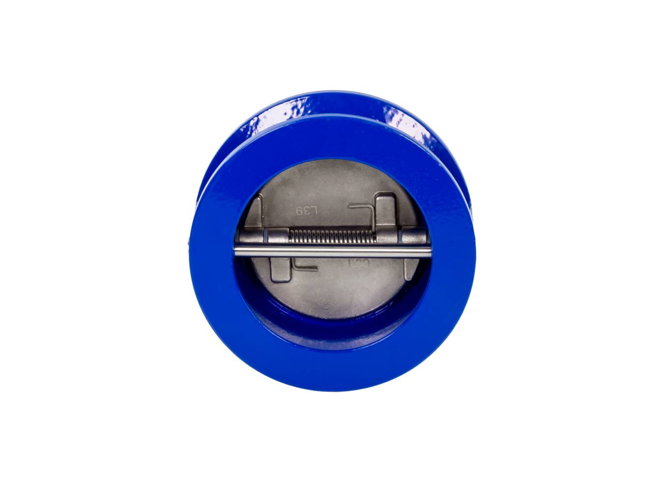 Ридан NVD-895R 082X8501R — Затвор обратный межфланцевый пружинный двустворчатый, PN16, DN200, чугун GJL250