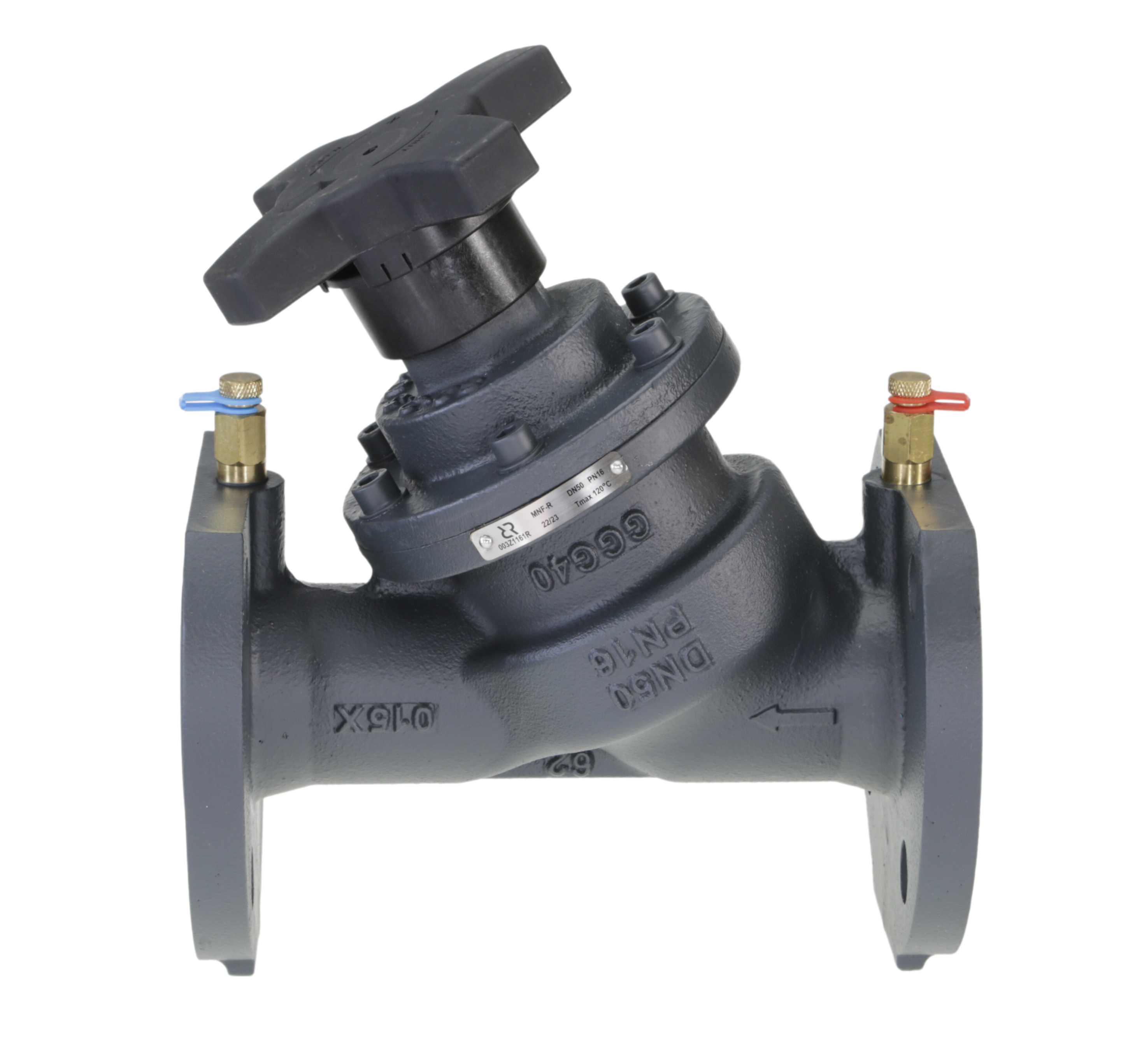 Ридан MNF-R 003Z1195R DN32 — Ручной балансировочный клапан, фланцевый, PN25, Tmax 150 °C