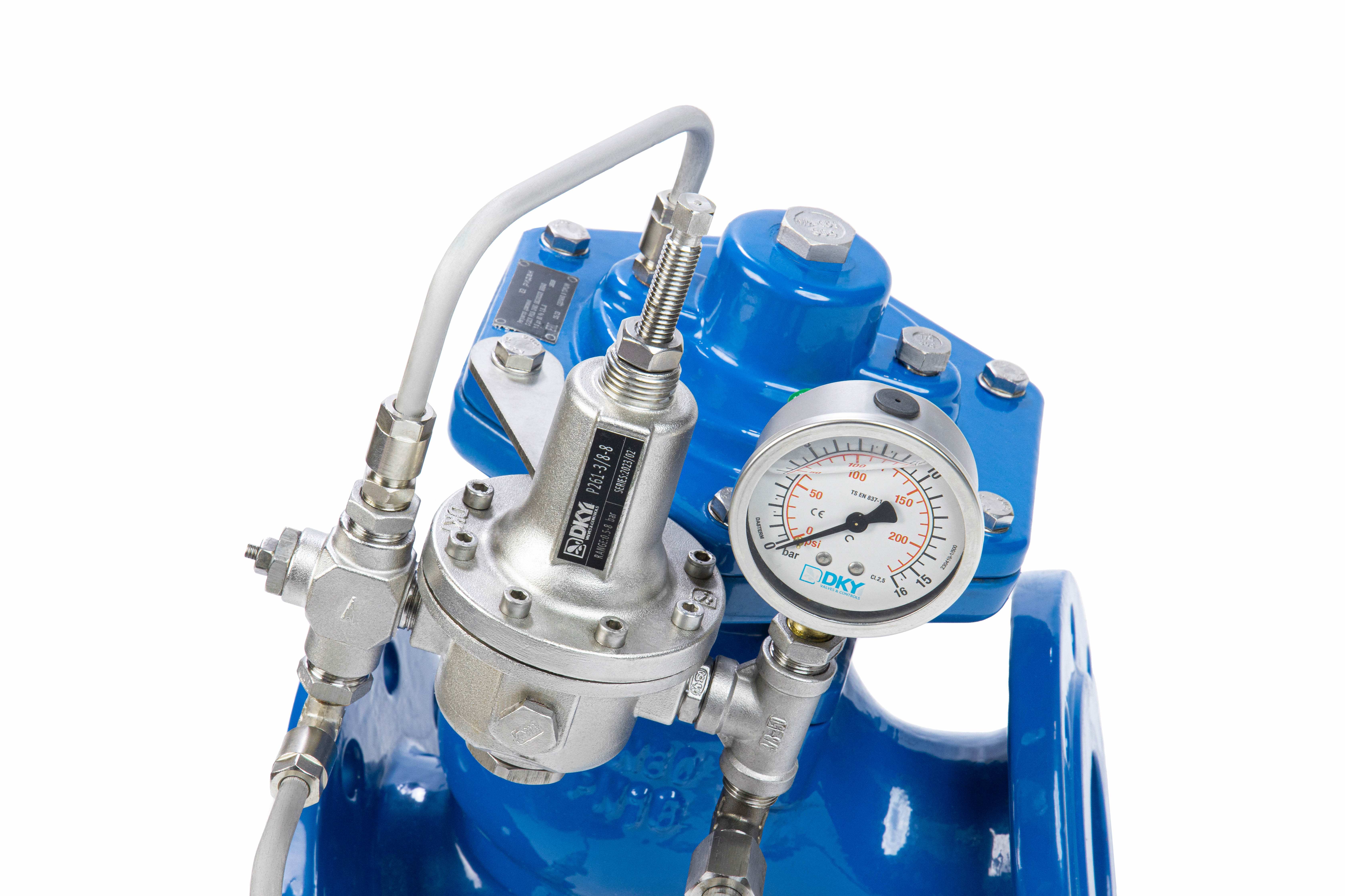 Ридан C101-R 082X6110RL2 — Регулятор давления «после себя» в сборе DN65, PN25 (диапазон настройки: 2...16 бар, L=290 мм)