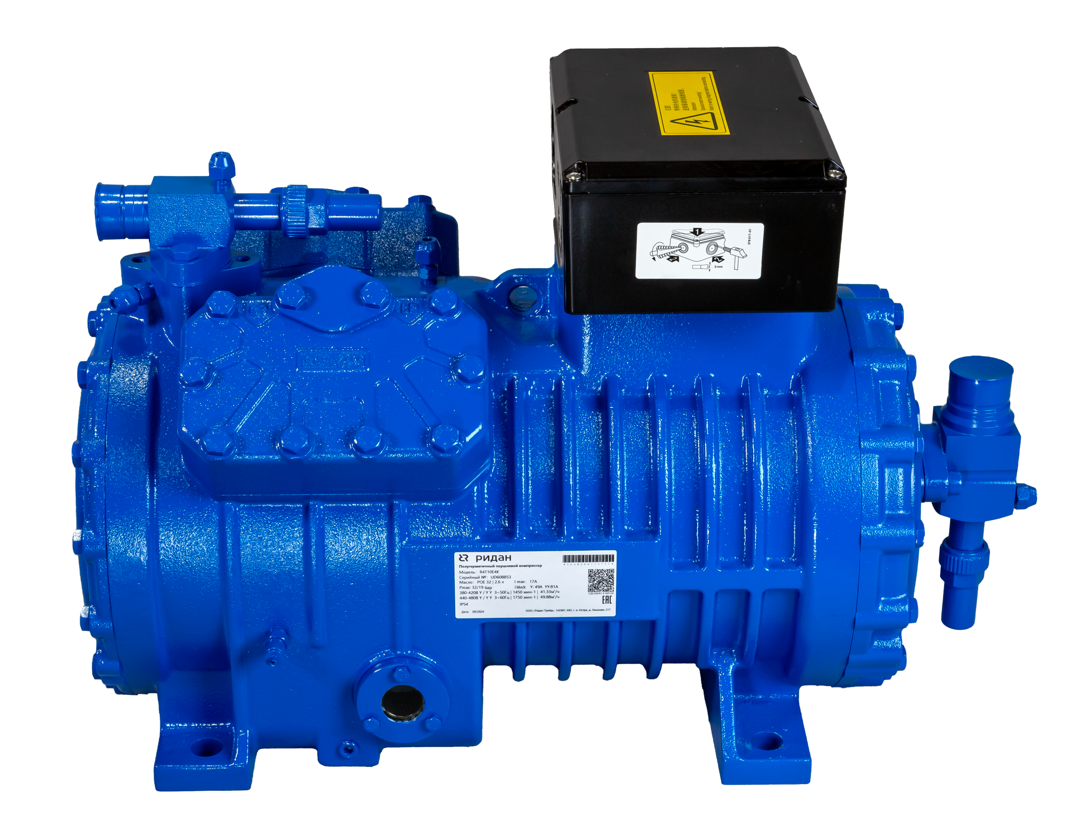 Ридан 171R2426 — Полугерметичный поршневой компрессор R4T10E4K