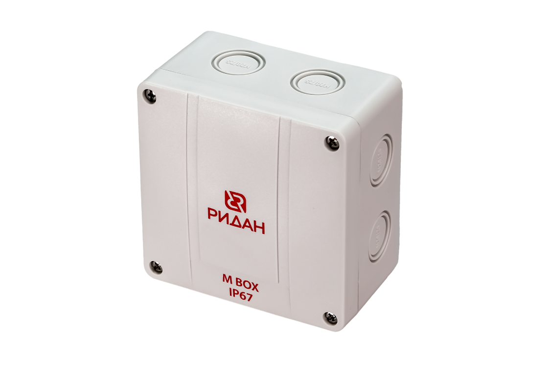 21RT0928R — Коробка распределительная Ridan M BOX, 110х110х67 мм, IP66/IP67, серая