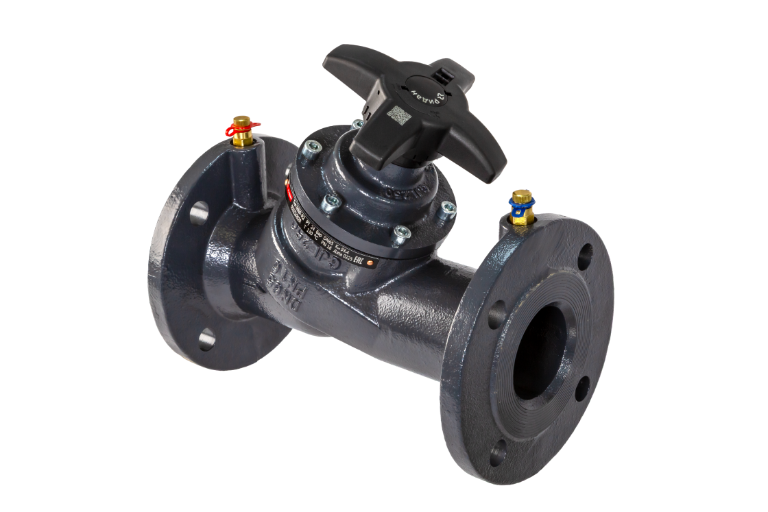 Ридан 003Z1086R — Ручной балансировочный клапан MNF-R2 DN20, фланцевый, PN16, Tmax 130 °C