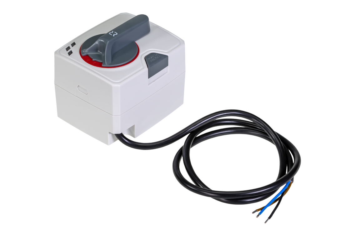 Ридан 082H0225R — Привод электрический поворотный Ридан AMB-162R 230В AC, 50-60Гц, 3 поз./2 поз., 5Вт, 10Нм, 120с/90°, II, IP42