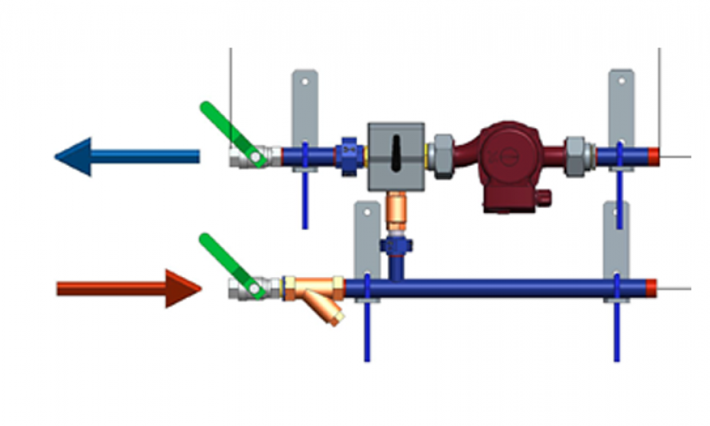 Ридан 150U3619 — Узлы теплоснабжения без термоманометров АУУ-T-25-4-4,0